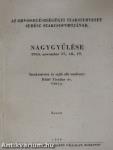 Az orvos-egészségügyi szakszervezet sebész szakcsoportjának nagygyűlése