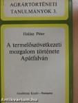 A termelőszövetkezeti mozgalom története Apátfalván
