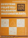 Egyetemi felvételi feladatok matematikából II.