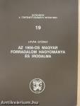 Az 1956-os magyar forradalom hagyománya és irodalma