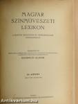 Magyar színművészeti lexikon III. (töredék)