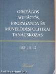 Országos agitációs, propaganda- és művelődéspolitikai tanácskozás