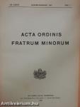 Acta Ordinis Fratrum Minorum Ianuarii-Decembris 1967