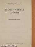 Angol-magyar szótár