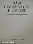 Házi olvasmányok elemzése