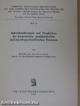 Individualtherapie und Prophylaxe der hysterischen, anankastischen und sensohypochondrischen Neurosen