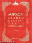 Sopron szabad királyi város címereslevele 1840