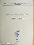 MOTESZ Társadalomorvostudományi Társaság Egészségnevelési Szövetsége tájékoztatója 1987/1