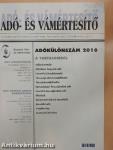 Adó- és vámértesítő adókülönszám 2016.