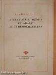 A marxista filozófia feladatai az új demokráciában