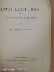 Lost lectures or the fruits of experience
