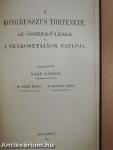 A II. Országos és Egyetemes Tanügyi Kongresszus naplója I.