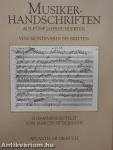 Musiker-Handschriften aus Fünf Jahrhunderten