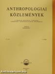 Anthropologiai közlemények 40. kötet 1-2. füzet