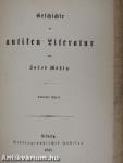 Geschichte der antiken Literatur I-II. (gótbetűs)