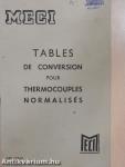 Tables de Conversion pour Thermocouples Normalisés