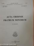 Acta Ordinis Fratrum Minorum Ianuarii-Decembris 1993 I-III.