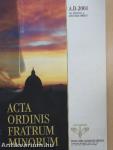 Acta Ordinis Fratrum Minorum Ianuarii-Decembris 2001 I-III.