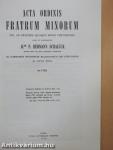 Acta Ordinis Fratrum Minorum Ianuarii-Decembris 1994 I-III.