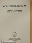 XXVII. Vándorgyűlés