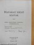 Havakat idéző szavak (dedikált példány)