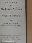 Lehrbuch der Christlichen Religion für Bürger- und Landschulen (gótbetűs)