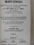 Meditationes de praecipuis fidei nostrae mysteriis, vitae ac passionis I-III/1-6.