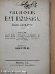 VIII. Henrik hat házassága