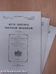 Acta Ordinis Fratrum Minorum Ianuarii-Decembris 1981 I-III.