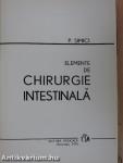 Elemente de Chirurgie Intestinala