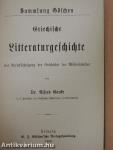 Griechische Litteraturgeschichte (gótbetűs)