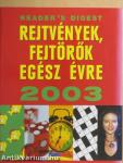 Rejtvények, fejtörők egész évre 2003