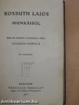Kossuth Lajos munkáiból