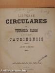 Litterae circulares ad venerabilem clerum almae dioecesis jaurinensis dimissae anno domini 1875-1876.