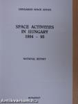 Space activities in Hungary 1994-95