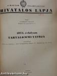 A Magyar Államvasutak Hivatalos Lapja 1973. január-december