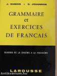 Grammaire et exercices de francais