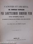 Litterae circulares ad venerabilem clerum almae dioecesis jaurinensis dimissae anno domini 1872-1874./Canones et decreta ss. Concilii Vaticani per sanctissimum dominum pium