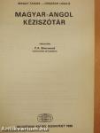 Magyar-angol kéziszótár