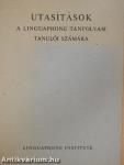 Utasítások a Linguaphone tanfolyam tanulói számára