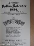 Deutscher Volks-Kalender 1854 (gótbetűs)