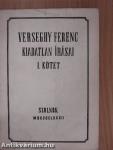 Verseghy Ferenc kiadatlan írásai I.