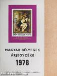 Magyar bélyegek árjegyzéke 1978