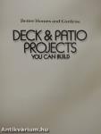 Deck & Patio Projects You Can Build