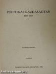 Politikai gazdaságtan I.