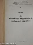 Az olaszországi magyar-tanítás módszertani alapvetése