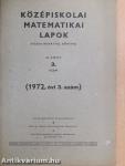 Középiskolai matematikai lapok 1972. március