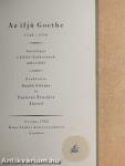 Az ifjú Goethe 1749-1776
