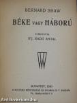 Béke vagy háború/Fanny első színdarabja