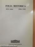 Folia Historica XIX.